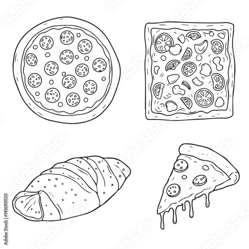 Delicious gourmet pizza slices showcasing vibrant toppings and ingredients