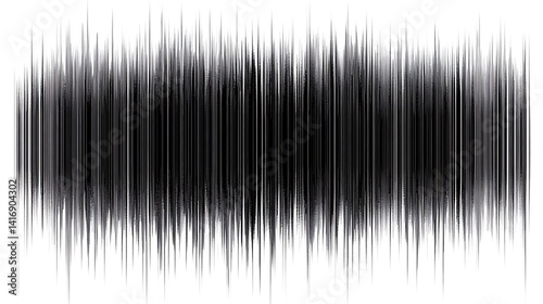 A visual representation of fluctuating sound waves.