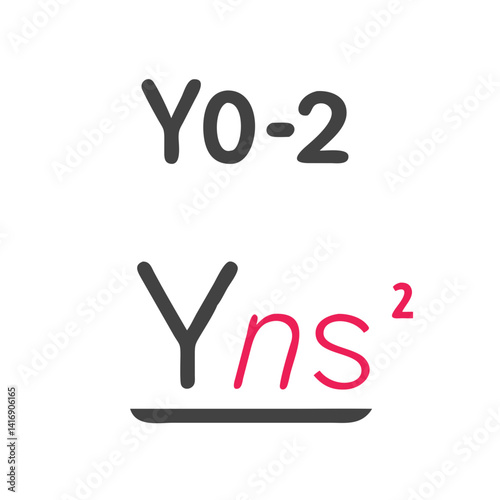 Fluorescent dye YO-2 and Yns2 in a black background