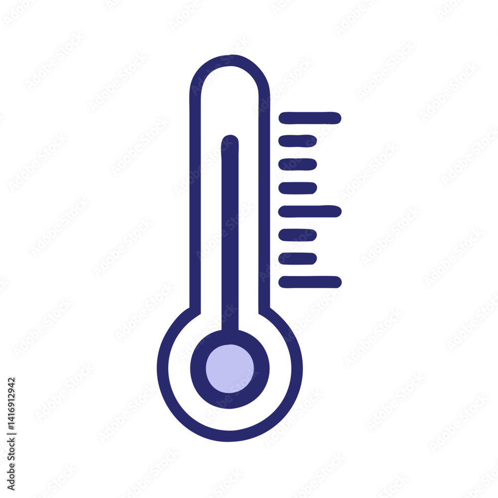 Thermometer icon vector, temperature measurement symbol on black background Thermometer icon vector, temperature measurement symbol on black background