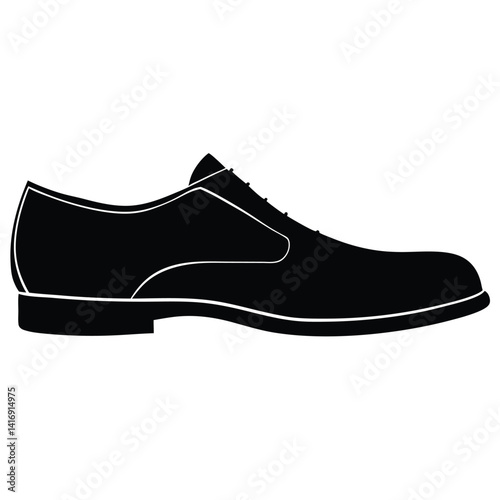 Obraz na płótnie Formal shoes isolated on a white background w salonie