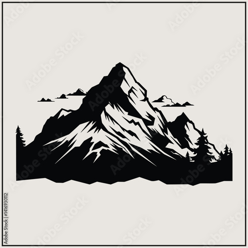 Mountain Silhouette, Nature