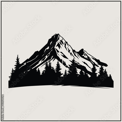 Mountain Silhouette, Peak