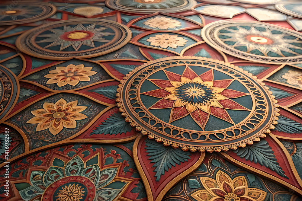 thai art pattern thai art pattern