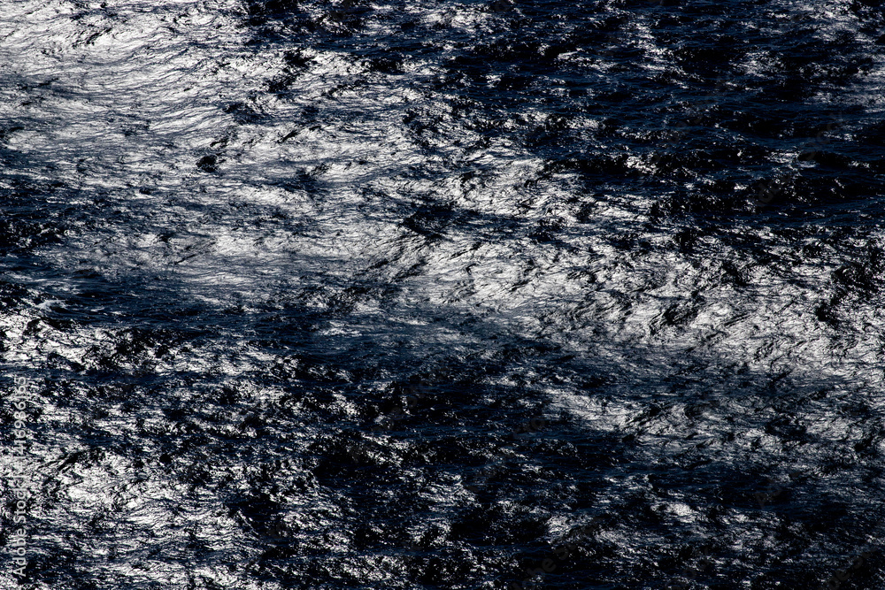 abstract aerial view background of blue waves