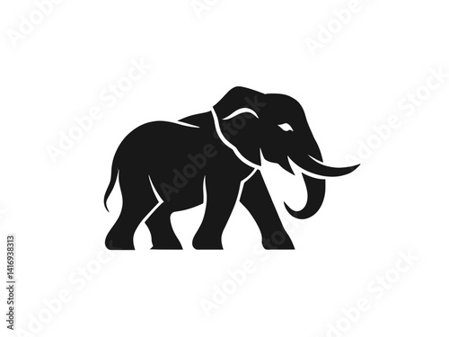 elephant silhouette vector