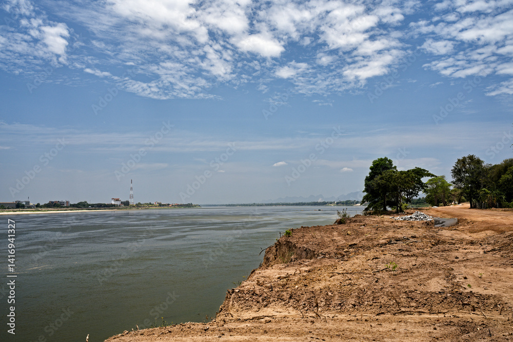 Serenity on the banks of the Laotian Mekong