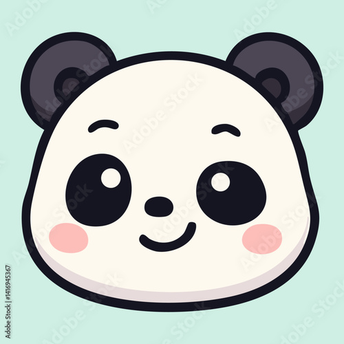 Confused baby panda with puzzled eyes and raised eyebrows