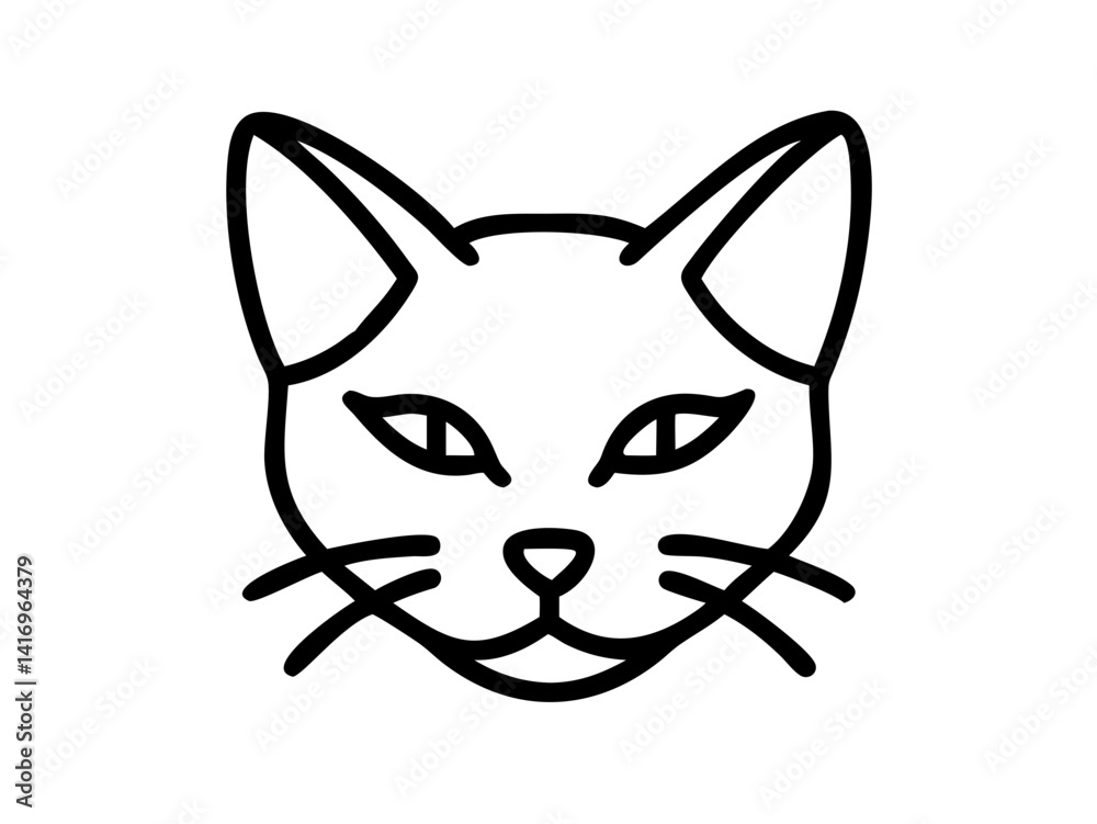 Cat Line Art Vector Design, Minimalist Cat SVG, Elegant Pet Outline SVG Vector Cat Line Art Vector Design, Minimalist Cat SVG, Elegant Pet Outline SVG Vector