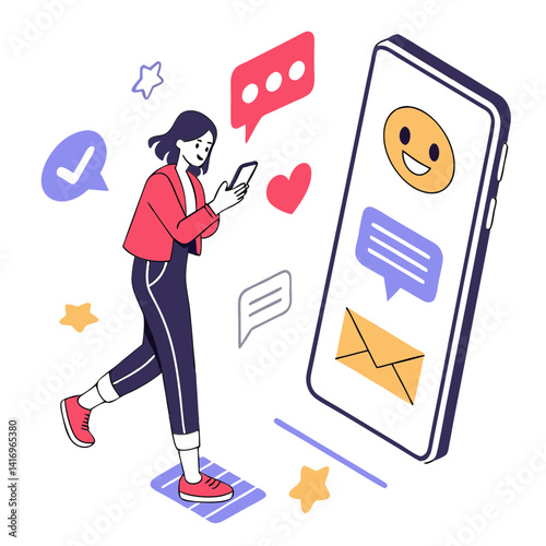Edit Messaging App Animated Icon Pack