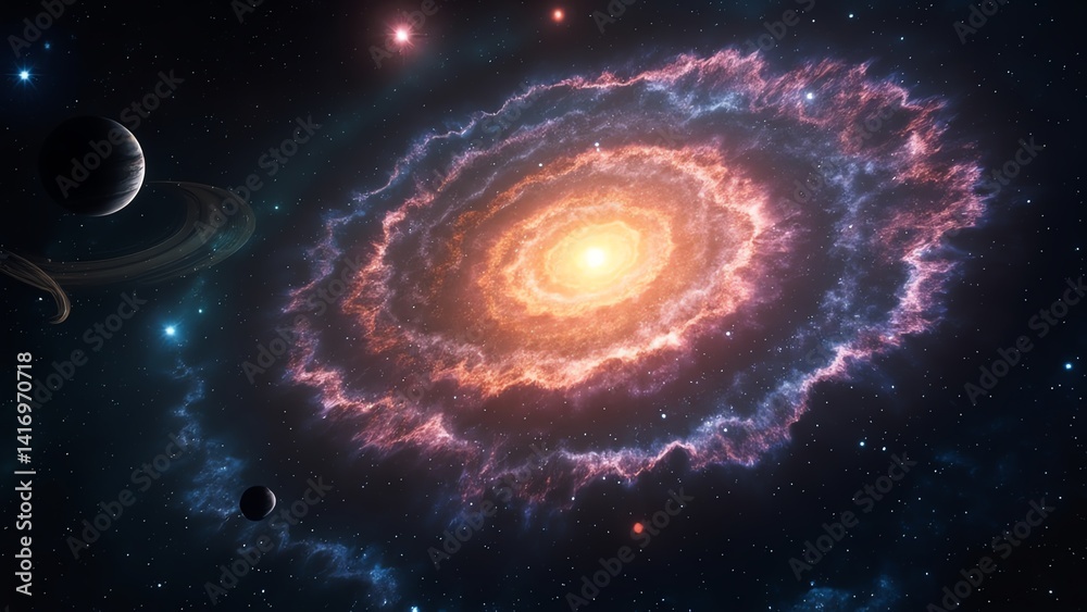 Naklejka premium galaxy