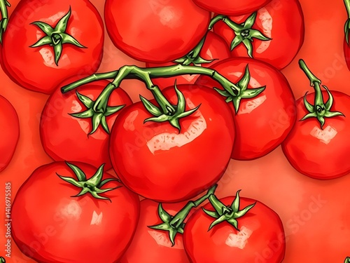 tomatoes on the vine