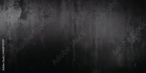blank blackboard. Texture of an old gray concrete wall as a background. black industrial metal wall.Elegant black background texture grunge, old vintage black paper design,