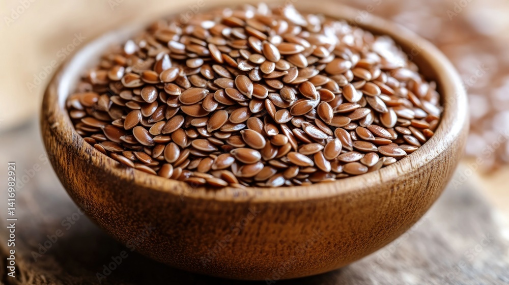 Healthy Flax Seeds in Wooden Bowl (1) Healthy Flax Seeds in Wooden Bowl (1)
