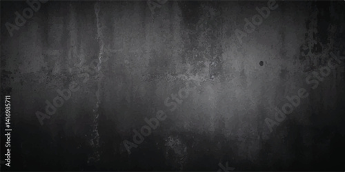 blank blackboard. Texture of an old gray concrete wall as a background. black industrial metal wall.Elegant black background texture grunge, old vintage black paper design,
