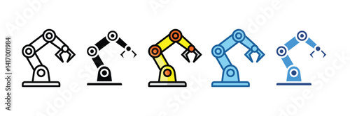 Robot Arm  Icon Element For Design