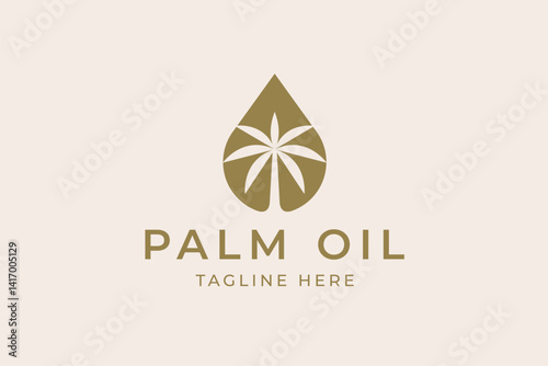 Palm Oil Logo design