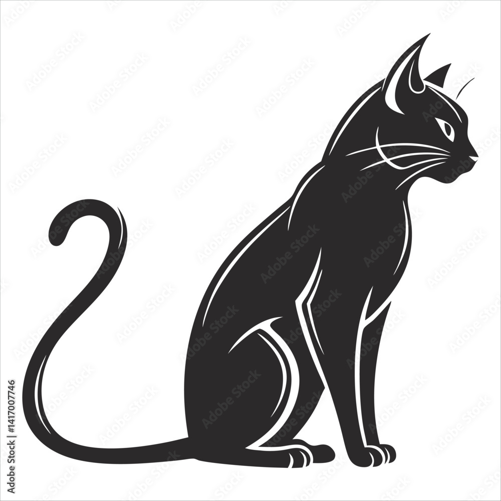 black cat vector illustration black cat vector illustration