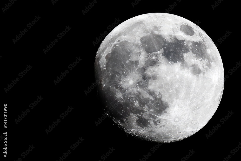 Full moon, celestial view Full moon, celestial view