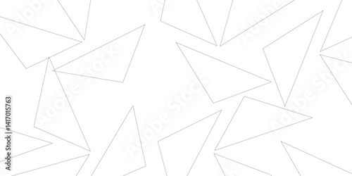  Abstract background with liens and triangles shape on white background. White and grey geometric overlapping rectangle pattern Geometric background soft shadows as patten ..White polygon textured .