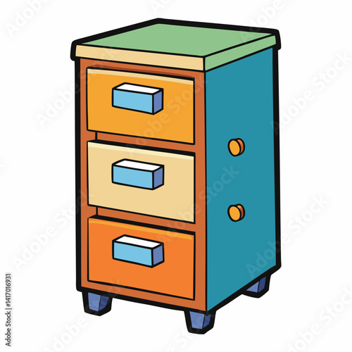 cabinet with drawers