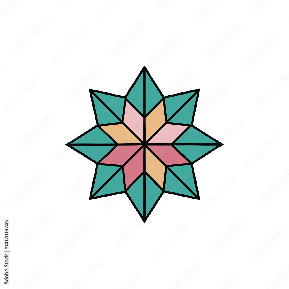 Obraz premium abstract flower vector illustration