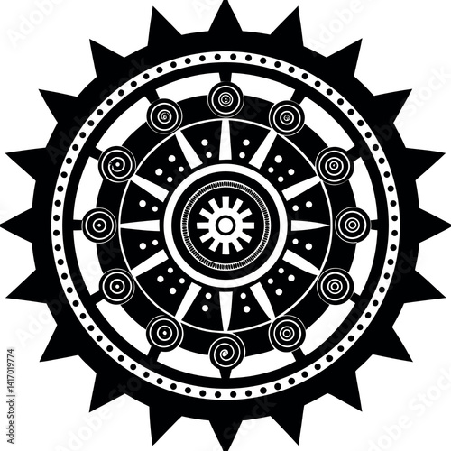 A gear-filled-mandala-with-clockwork-mechanisms  