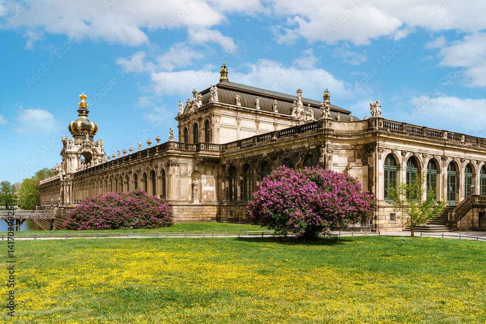 Architectural monuments of Dresden. The Zwinger Palace Complex.