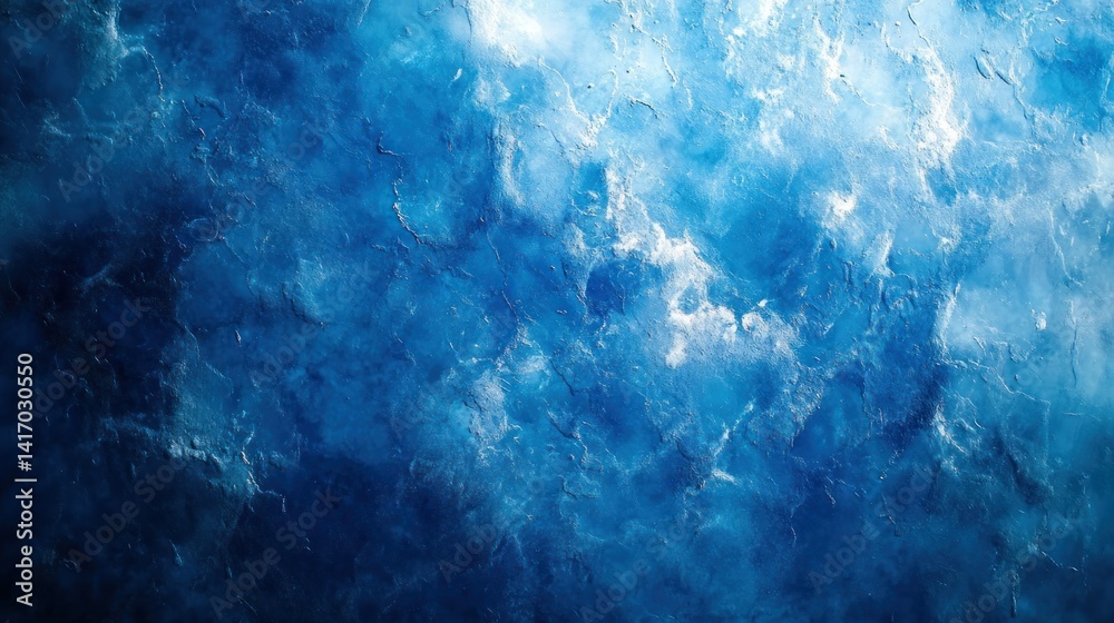 Glacial ice texture, deep blue Glacial ice texture, deep blue