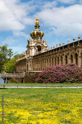 Architectural monuments of Dresden. The Zwinger Palace Complex.
