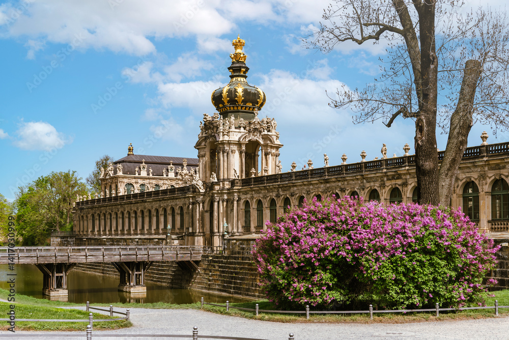 Architectural monuments of Dresden. The Zwinger Palace Complex.