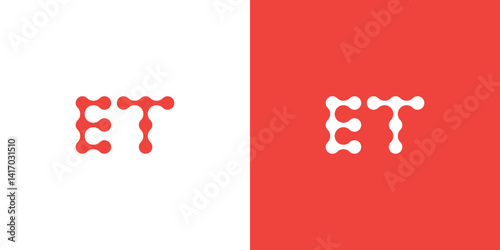 Letter ET for Tech Logo Design