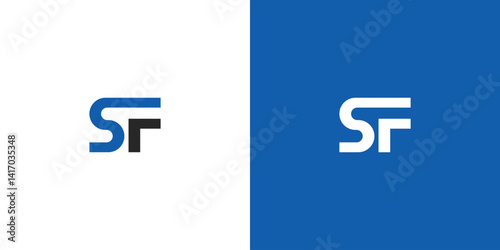 Letter SF Logo Design