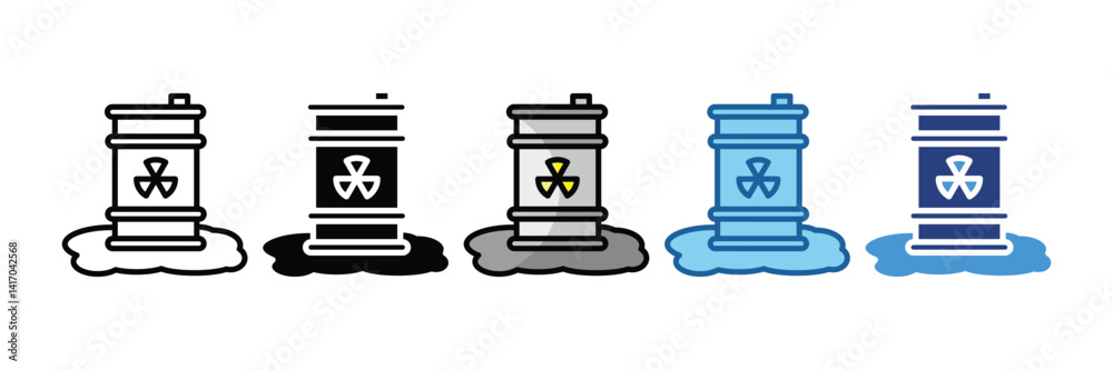 Nuclear Waste Icon Element For Design Nuclear Waste Icon Element For Design