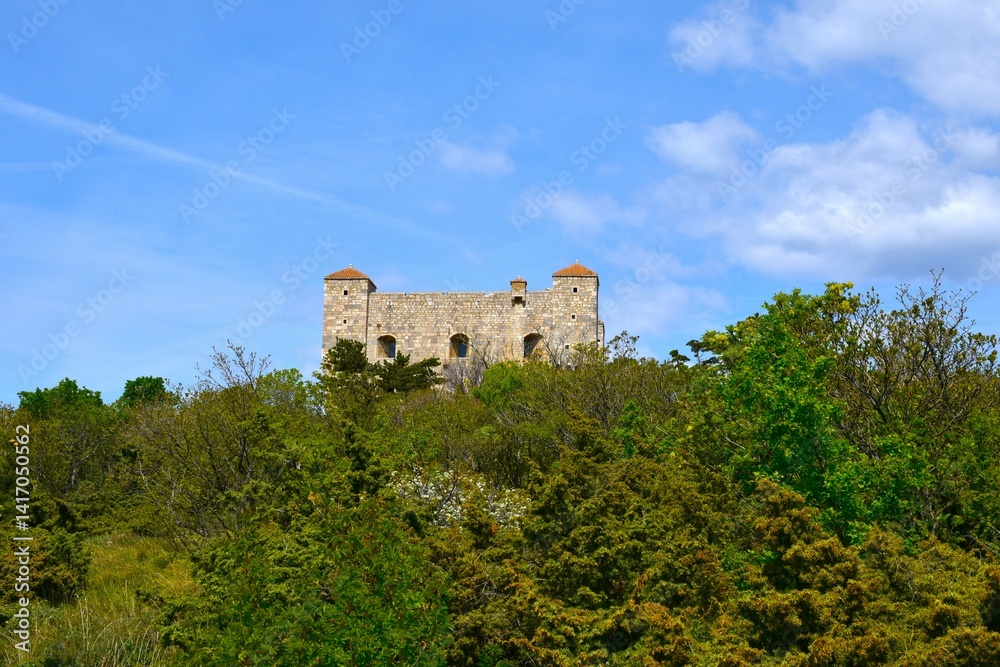 View of Nehaj fortress near Senj in Croatia