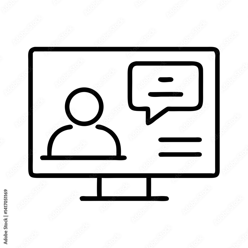 Webinar Screen Displaying User Interaction Webinar Screen Displaying User Interaction