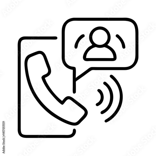 Call Recording Concept with Phone and Sound Waves  