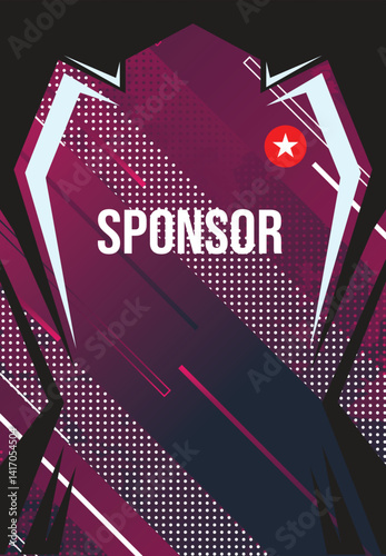 ready to print, sublimation jersey design and background