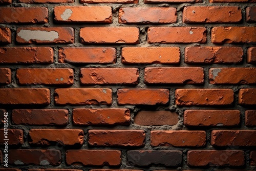 Deep brown and burnt red brick wall Uneven, aged bricks , brick background, brick texture, brown brick