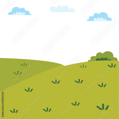 animated cartoon style woodland background.