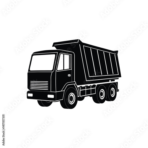 dump truck Vector art illustration 