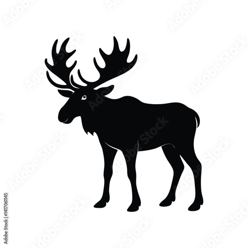 wild deer victor art Illustration