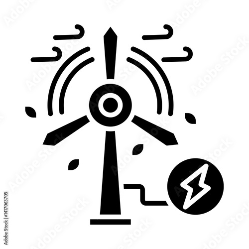 Eolic Energy Icon