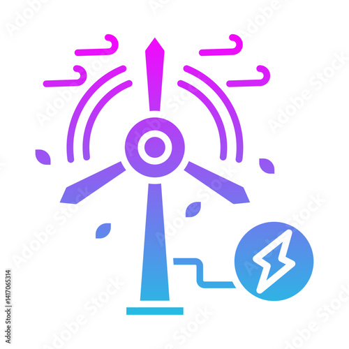 Eolic Energy Icon