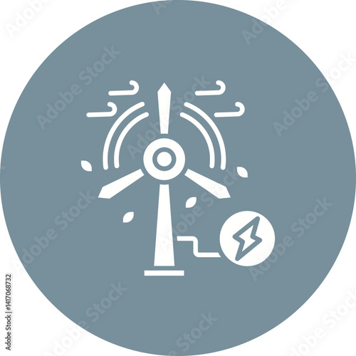 Eolic Energy Icon