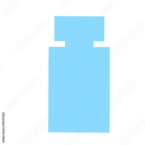 perfume bottle silhouette vector stock illustration.