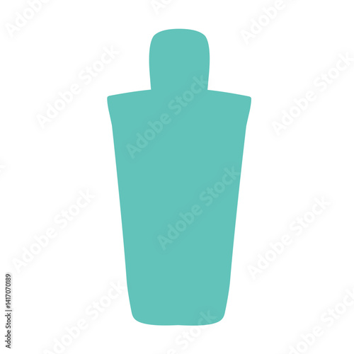 perfume bottle silhouette vector stock illustration.