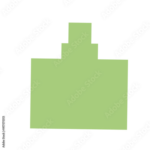perfume bottle silhouette vector stock illustration.