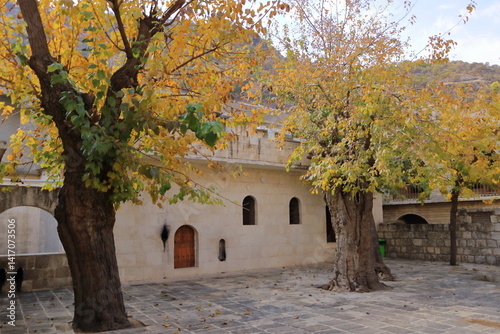 the Yazidis temple in Lalish, Kurdistan, Iraq photo