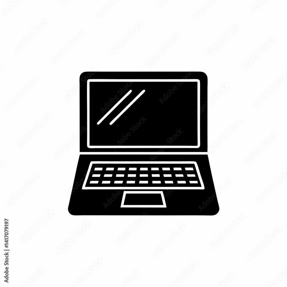 creative details Laptop icon Vector Illustration creative details Laptop icon Vector Illustration